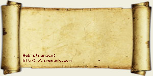 Irena Bjeletić vizit kartica